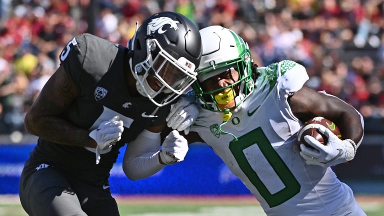 Oregon Comes back to beat Washington State 44-41 in Thriller