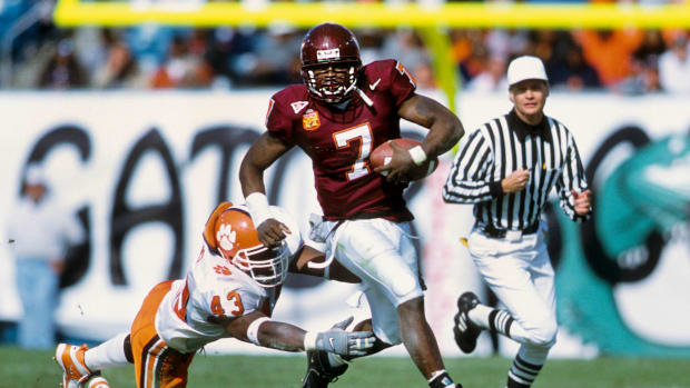 Virginia Tech Hokies QB Michael Vick - April 16, 2001. Who to Pick if