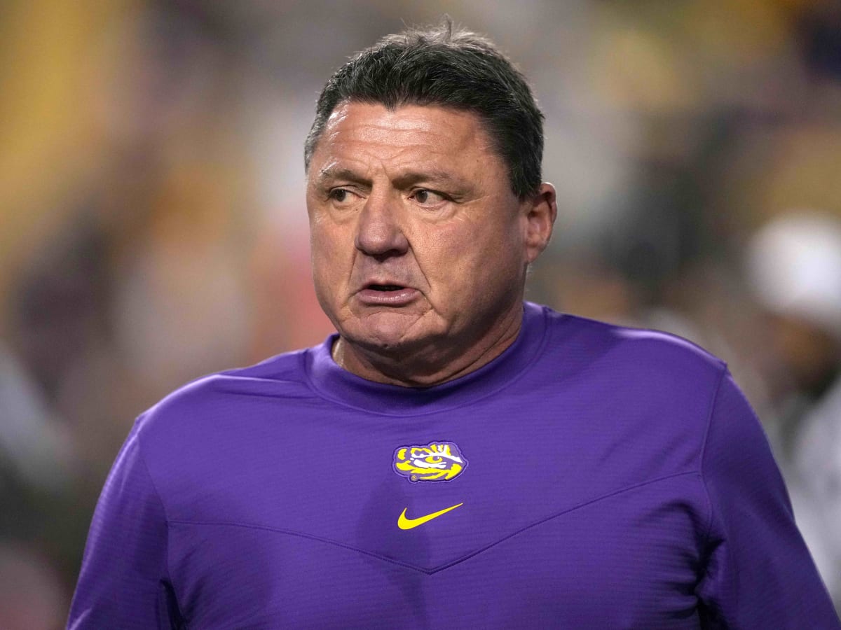 LSU football coach Ed Orgeron and Tiger Athletic Foundation added