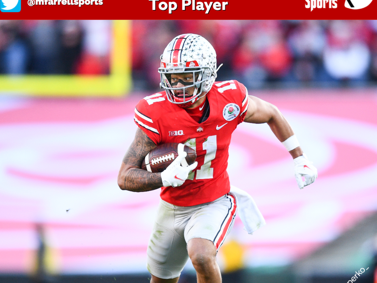 Pro Football Focus tabs Ohio State's Chris Olave, Garrett Wilson