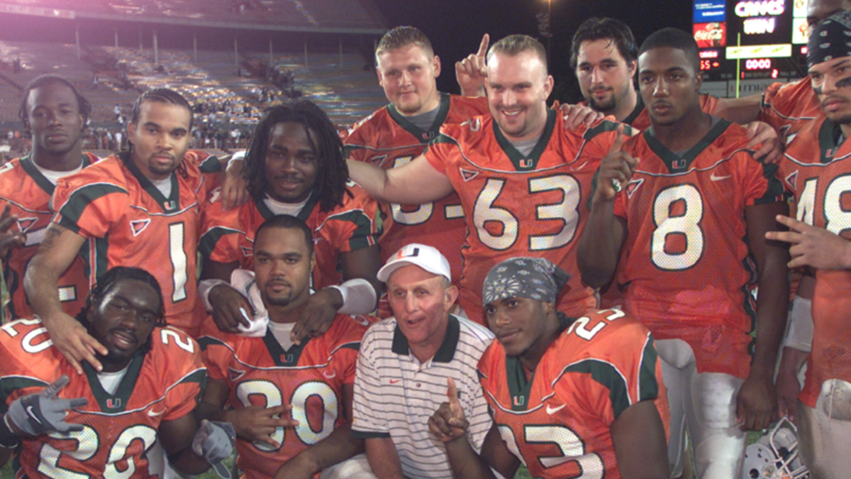 Larry Coker and the 2001 BCS National Champion Miami Hurricanes