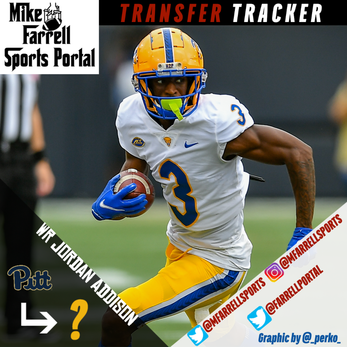 Pitt WR Jordan Addison Officially in Transfer Portal Mike Farrell Sports