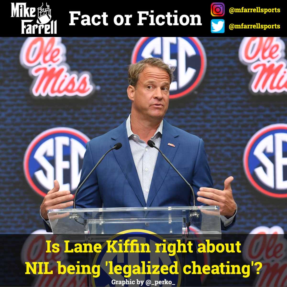 Fact or Fiction - Lane Kiffin