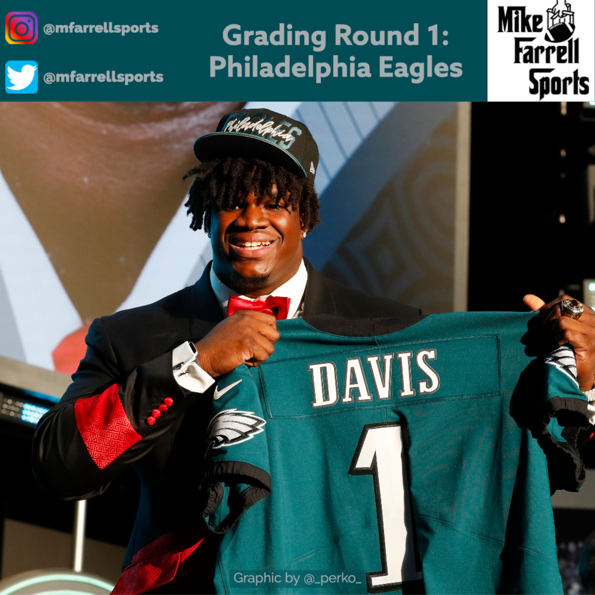 Grading Round 1 Philadelphia Eagles Mike Farrell Sports