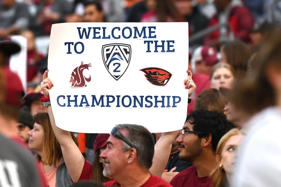 Washington State and Oregon State could still potentially make the playoff, but they would have to get in with an at-large bid.