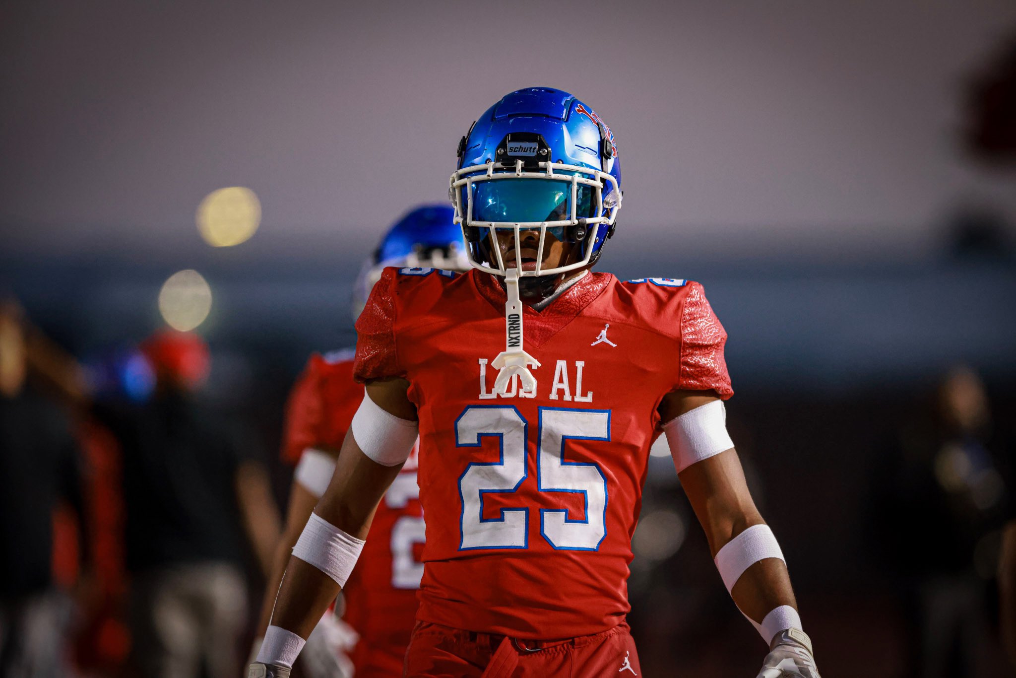 2025 3-star RB Anthony League from Los Alamitos, California standing on the field