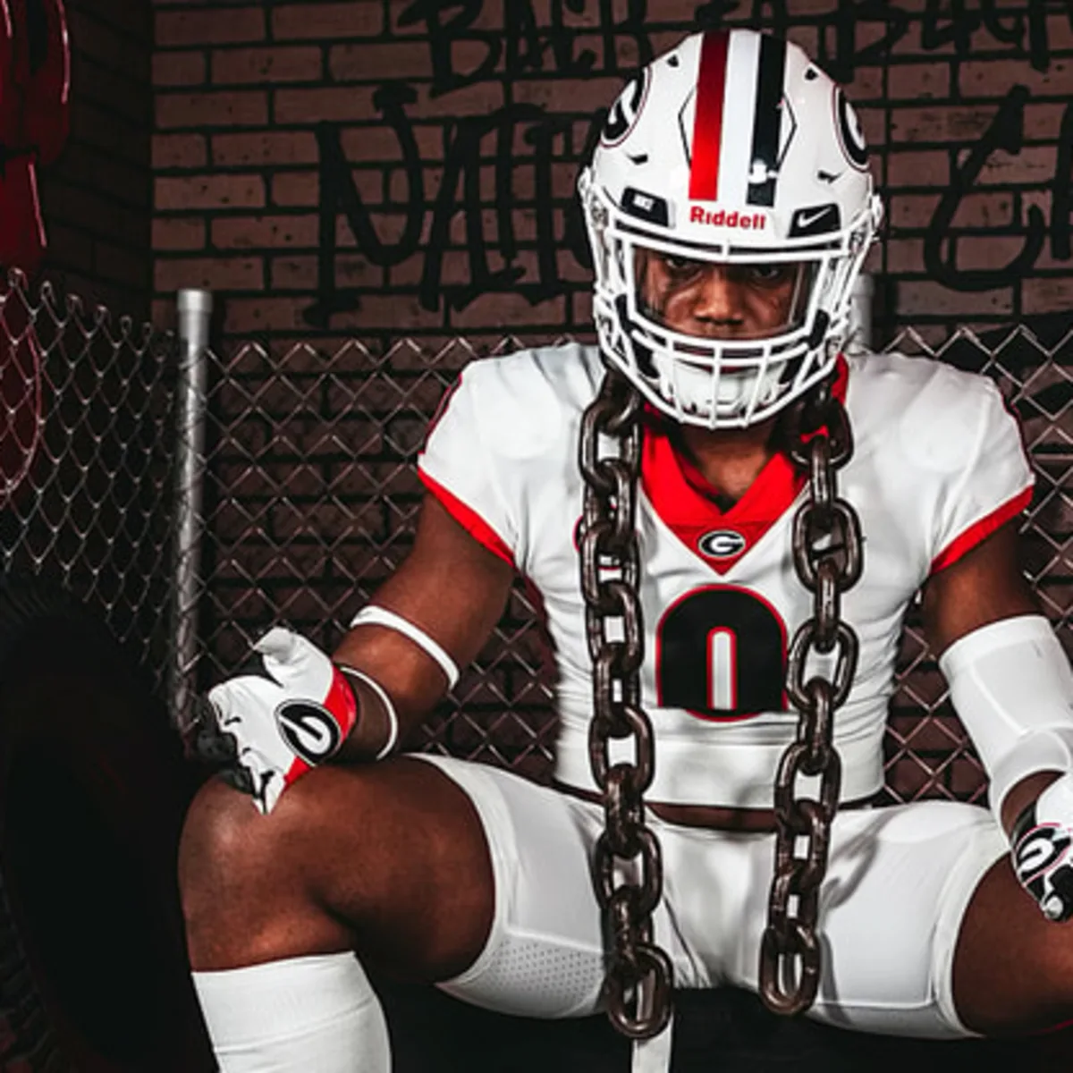 2025 Four-Star EDGE Darren Ikinnagbon from Hillside, NJ (Hillside) - Committed to Georgia