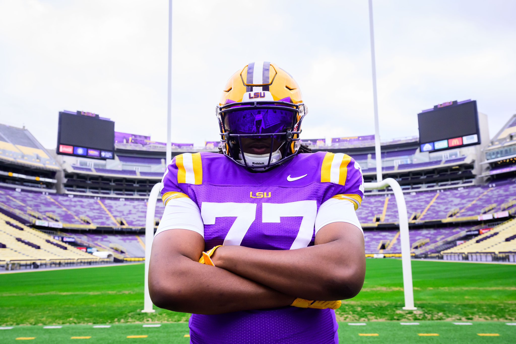 Four-star 2025 Offensive Tackle Devin Harper from Shreveport, LA (Calvary Baptist Academy) - Committed to LSU