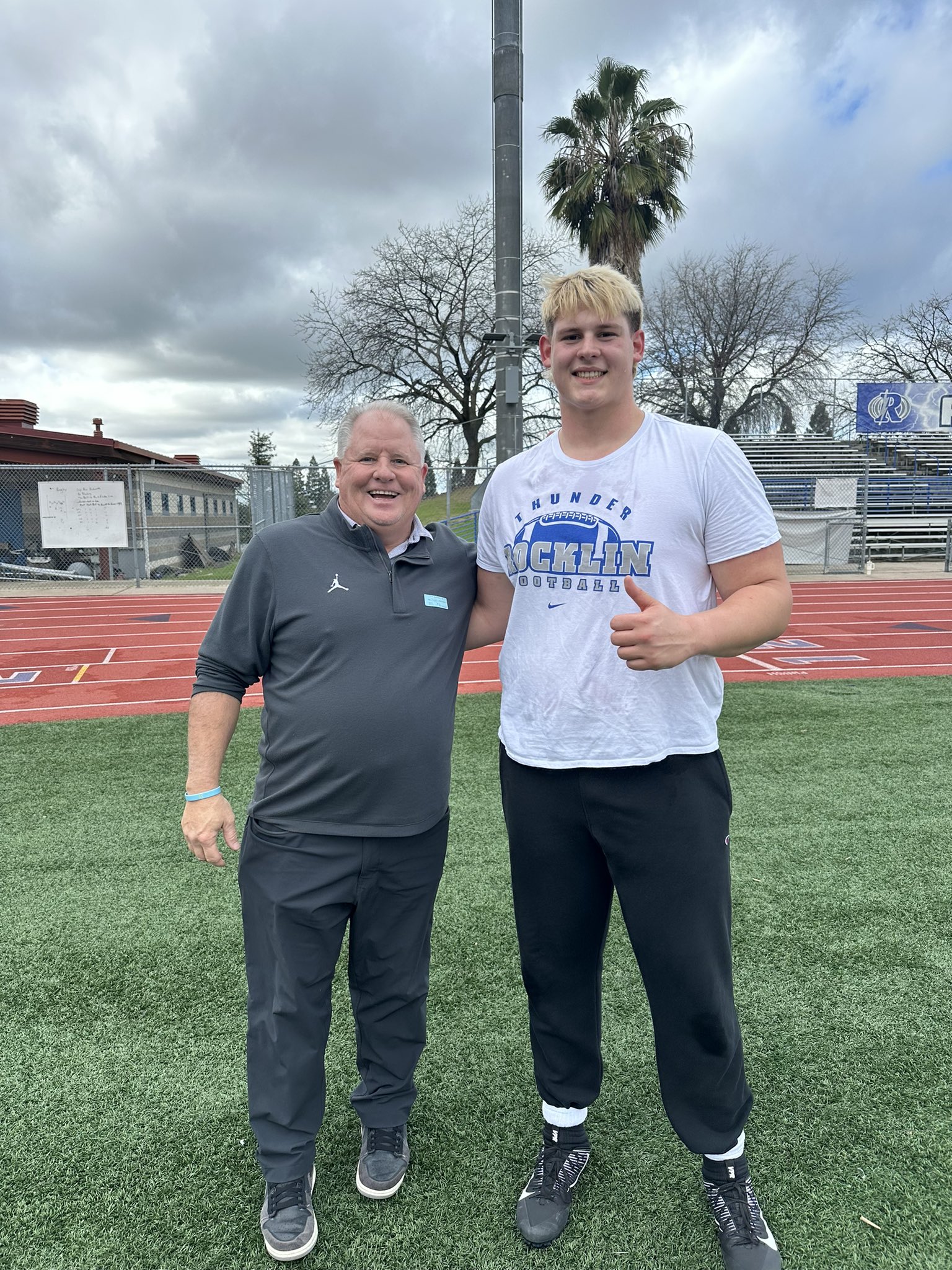 Three-star 2025 Offensive Tackle Garrison Blank from Rocklin, CA (Rocklin)