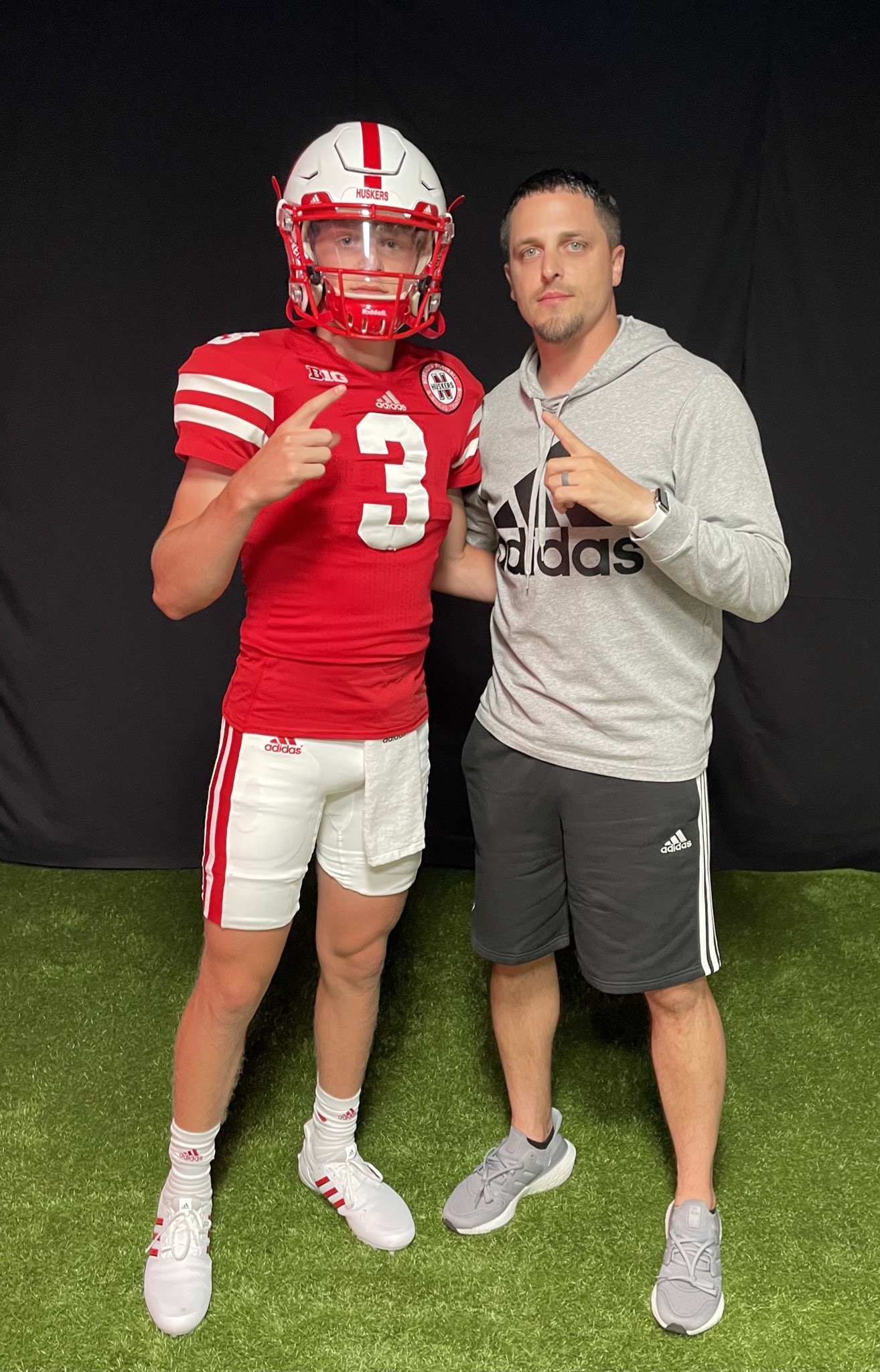 2025 MFS Staff 2-Star QB Garyt Odom from Las Vegas (Faith Lutheran), NV on a visit to the University of Nebraska