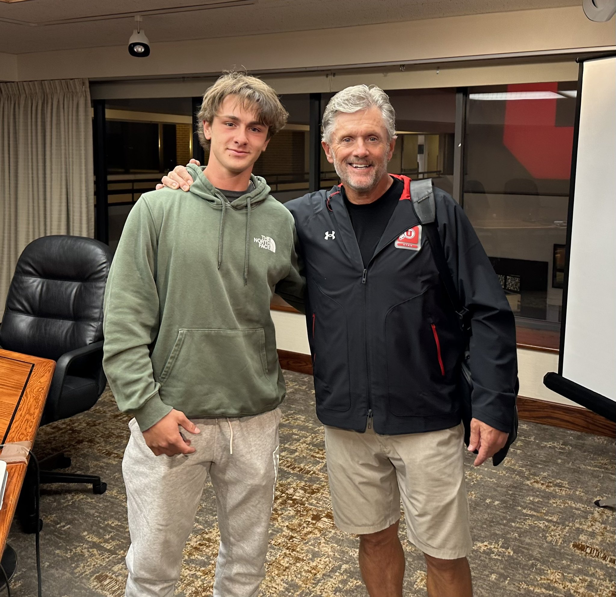2025 MFS 3-Star QB Steele Pizzella from Sherman Oaks, CA, during a visit to Utah