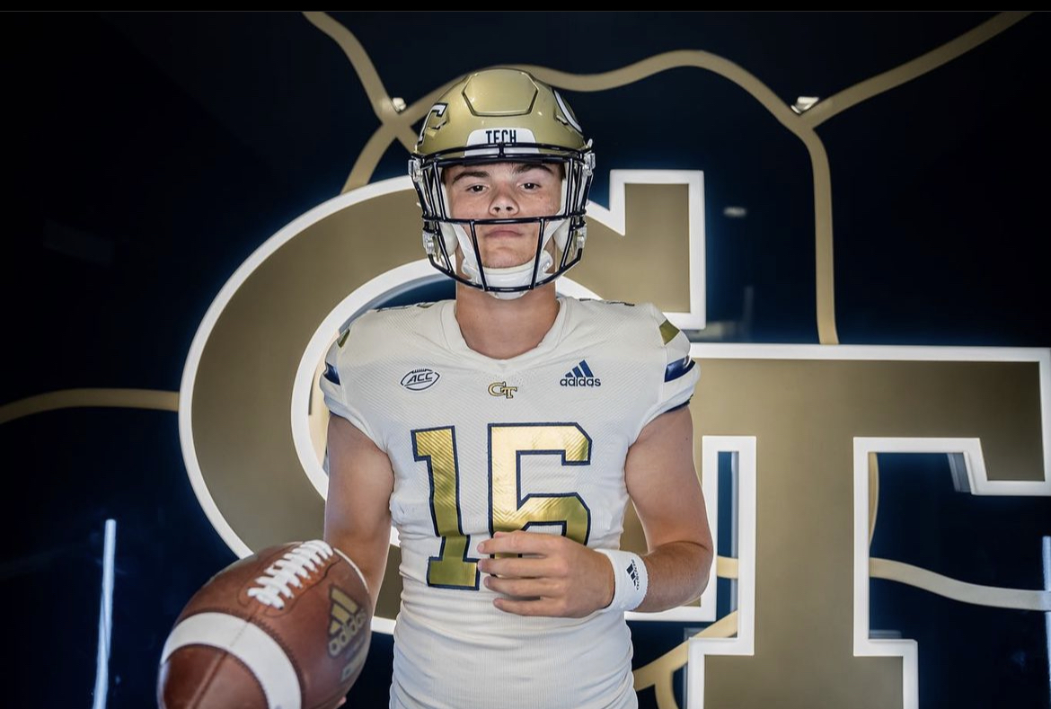 2025 MFS 3-Star QB Mason Mims from Oxford, AL during a visit to Georgia Tech