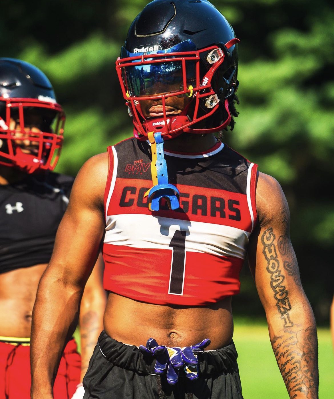 2025 4-star RB Iverson Howard from Gaithersburg, Maryland (Quince Orchard) during summer practice