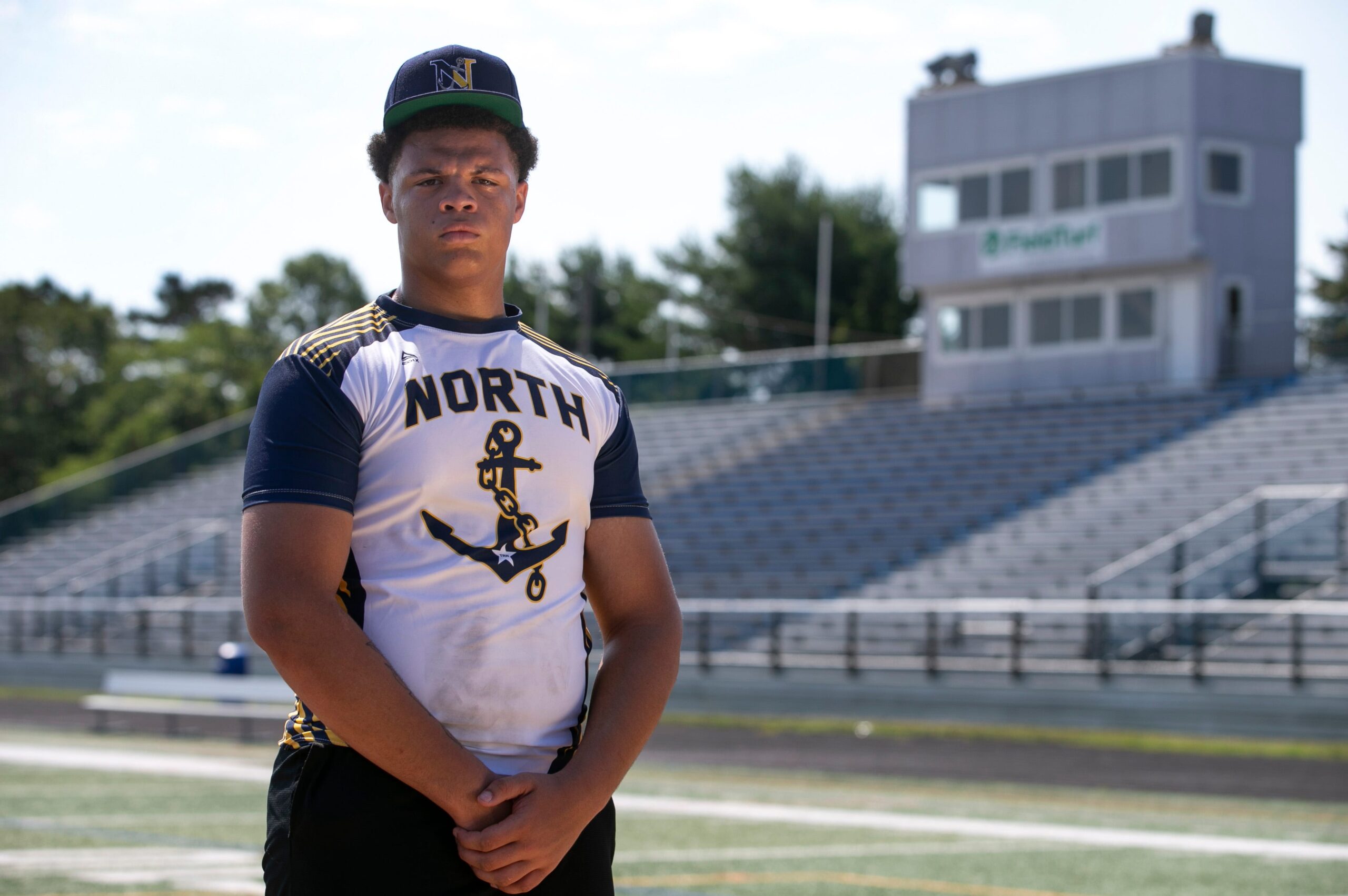 Toms River North sophomore Jaelyne Matthews is one of the top offensive line recruits in the nation.