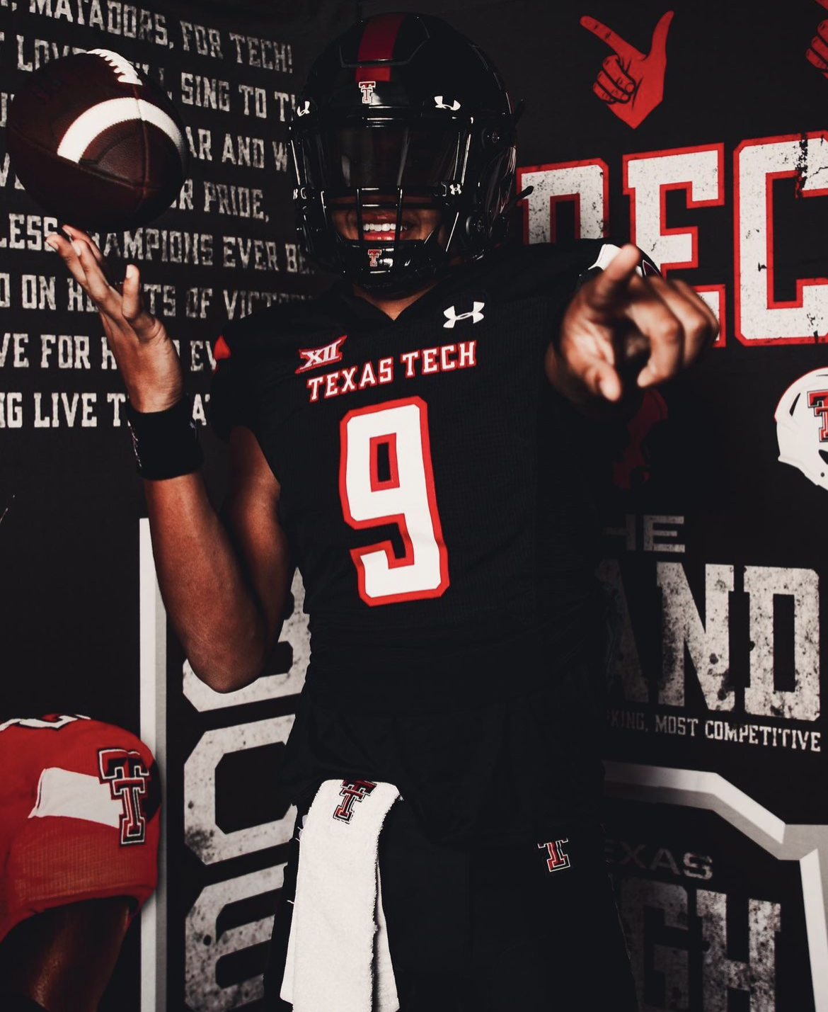 2025 MFS 3-Star QB Lloyd Jones from Hitchcock, TX during a visit to Texas Tech