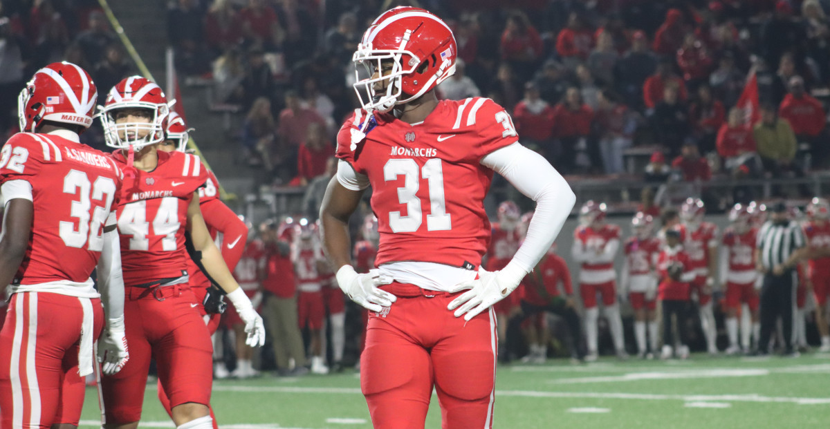 2025 four-star linebacker Nasir Wyatt from Santa Ana, CA (Mater Dei)