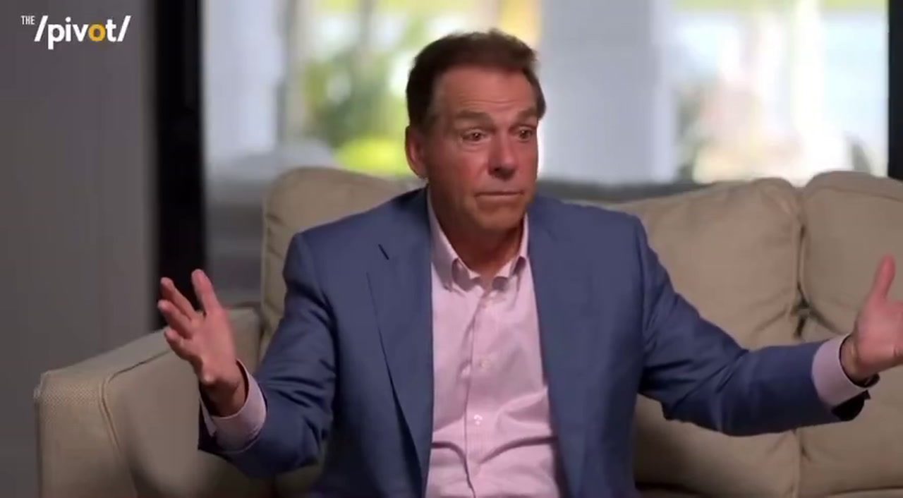 In an interview with The Pivot, Nick Saban discussed the issue of NIL influencing many player's decisions