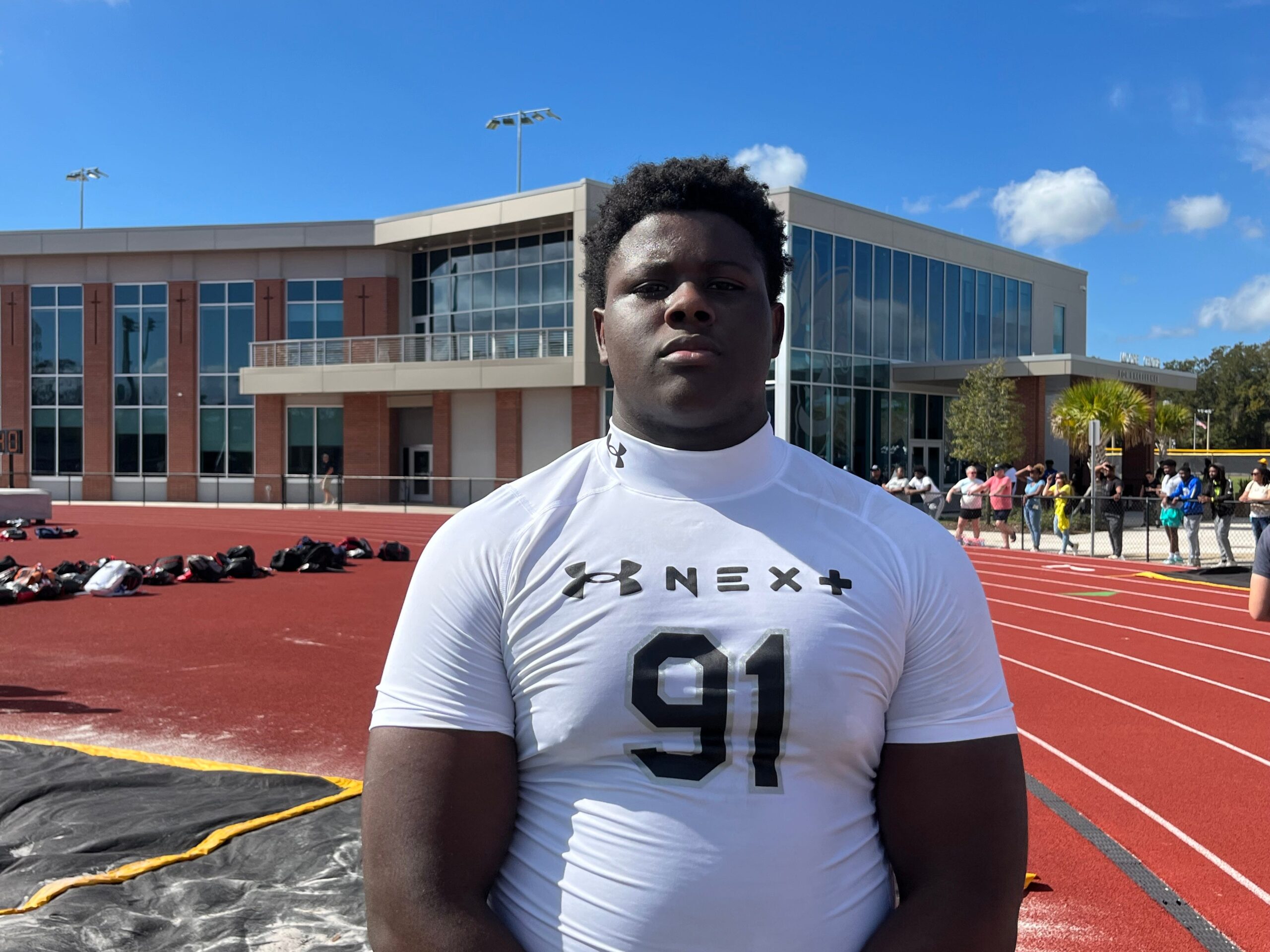 Raines offensive lineman Solomon Thomas was one of the top performers at the Under Armour Next Camp on Sunday in Orlando.