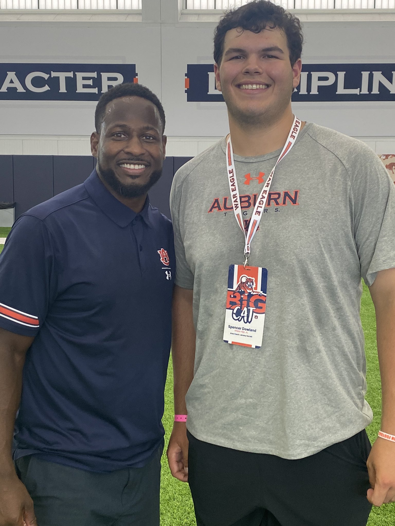 Three-star 2025 Offensive Tackle Spencer Dowland from Athens, AL (Athens) - Committed to Auburn