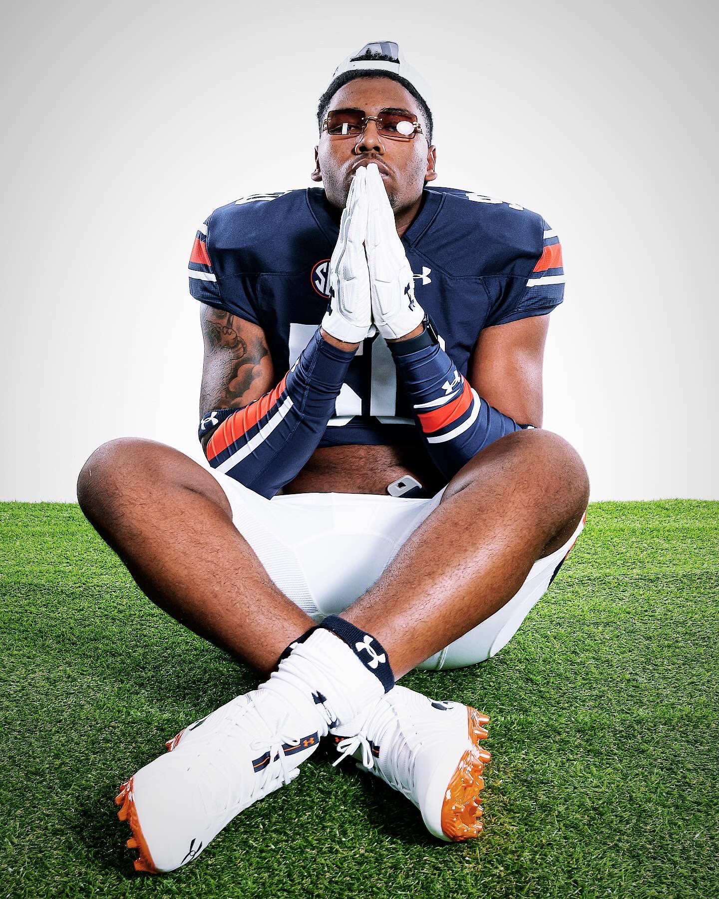 Four-star 2025 Offensive Tackle Tavaris Dice from Fairburn, GA (Langston Hughes) - Committed to Auburn