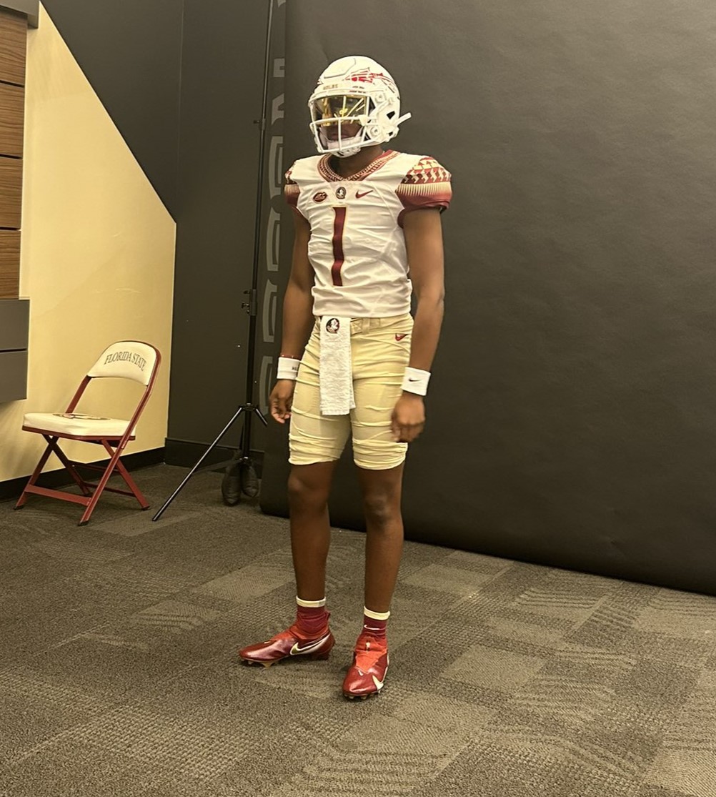 2025 MFS 3-Star QB Tramell Jones Jr from Jacksonville, FL (Mandarin) during a visit to Florida State