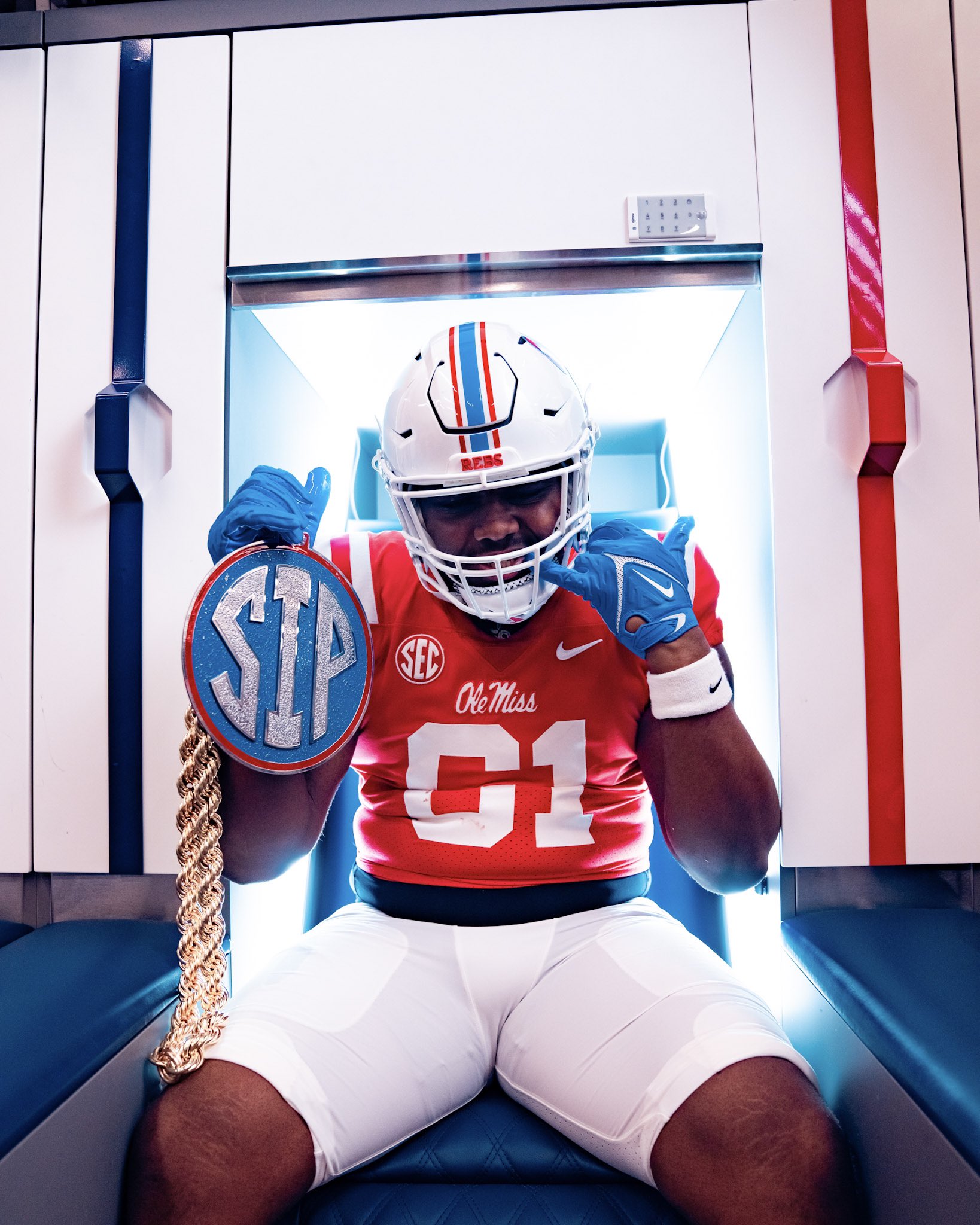Four-star 2025 Offensive Tackle Tyler Miller from Laurel, MS (Laurel)
