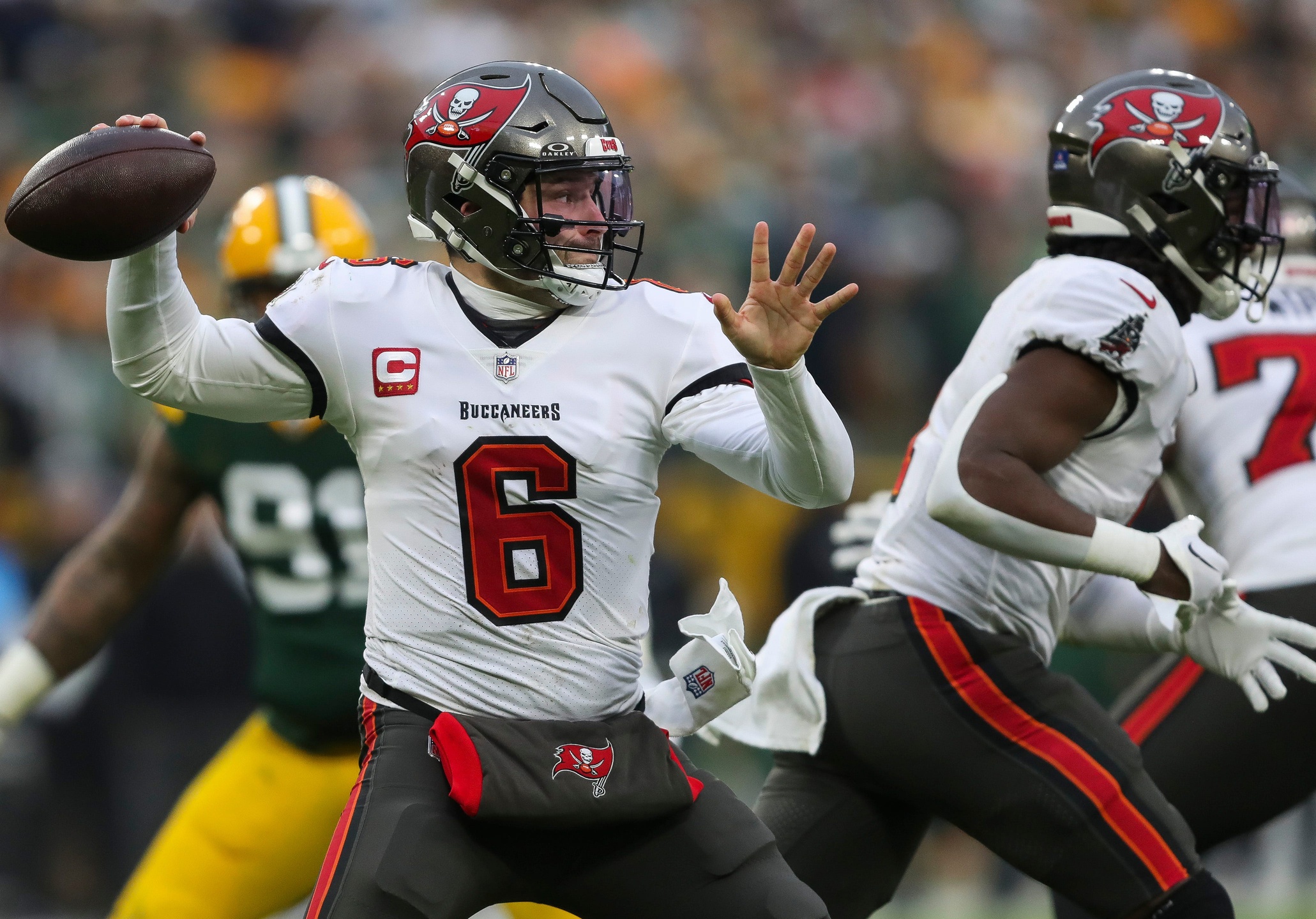 Baker Mayfield and the Buccaneers agreed to a three-year contract this offseason.