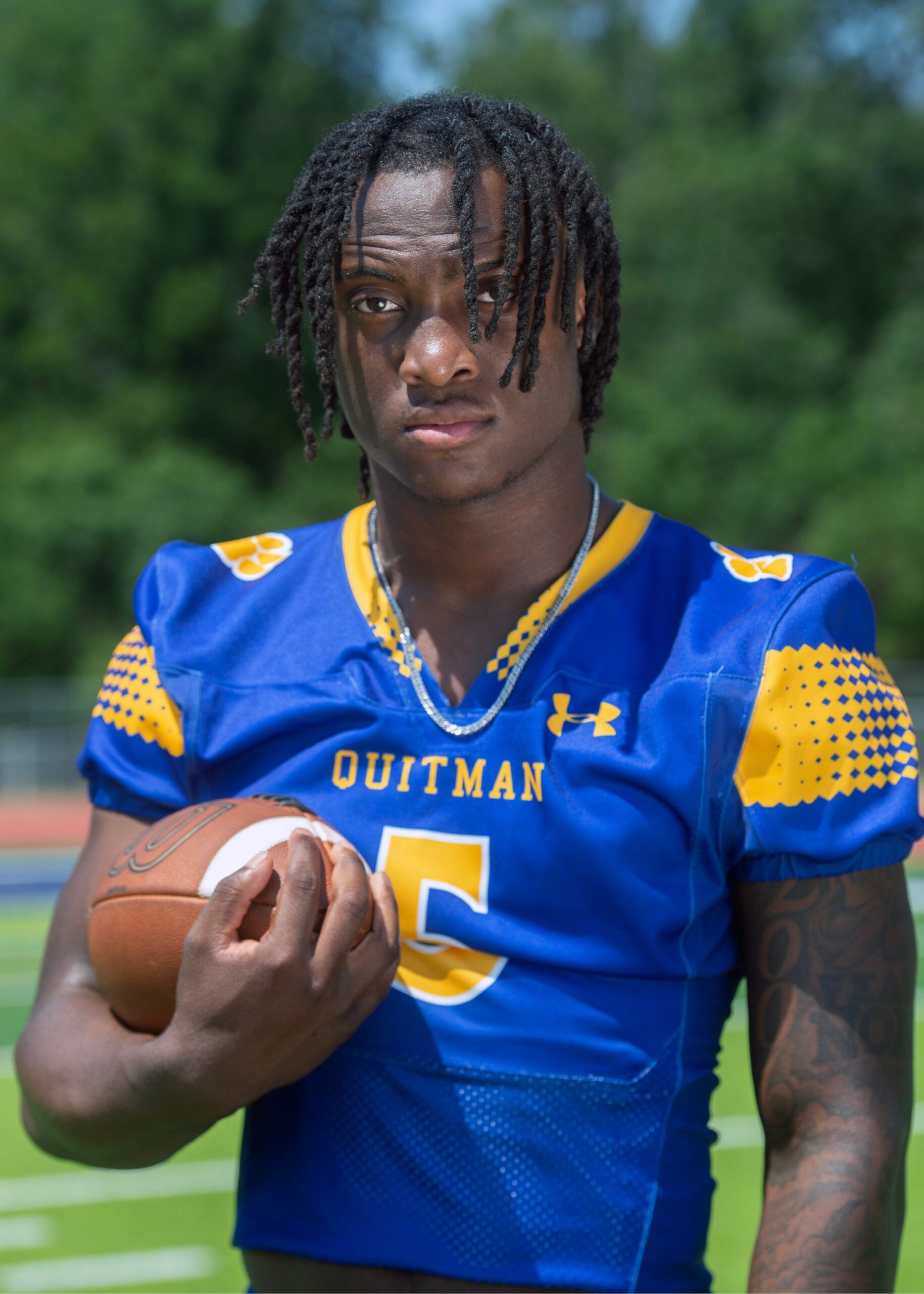 Quitman running back Akylin Dear, photographed in Ridgeland, Miss., Aug. 10, 2024, is a member of the 2024 Clarion Ledger Dandy Dozen.