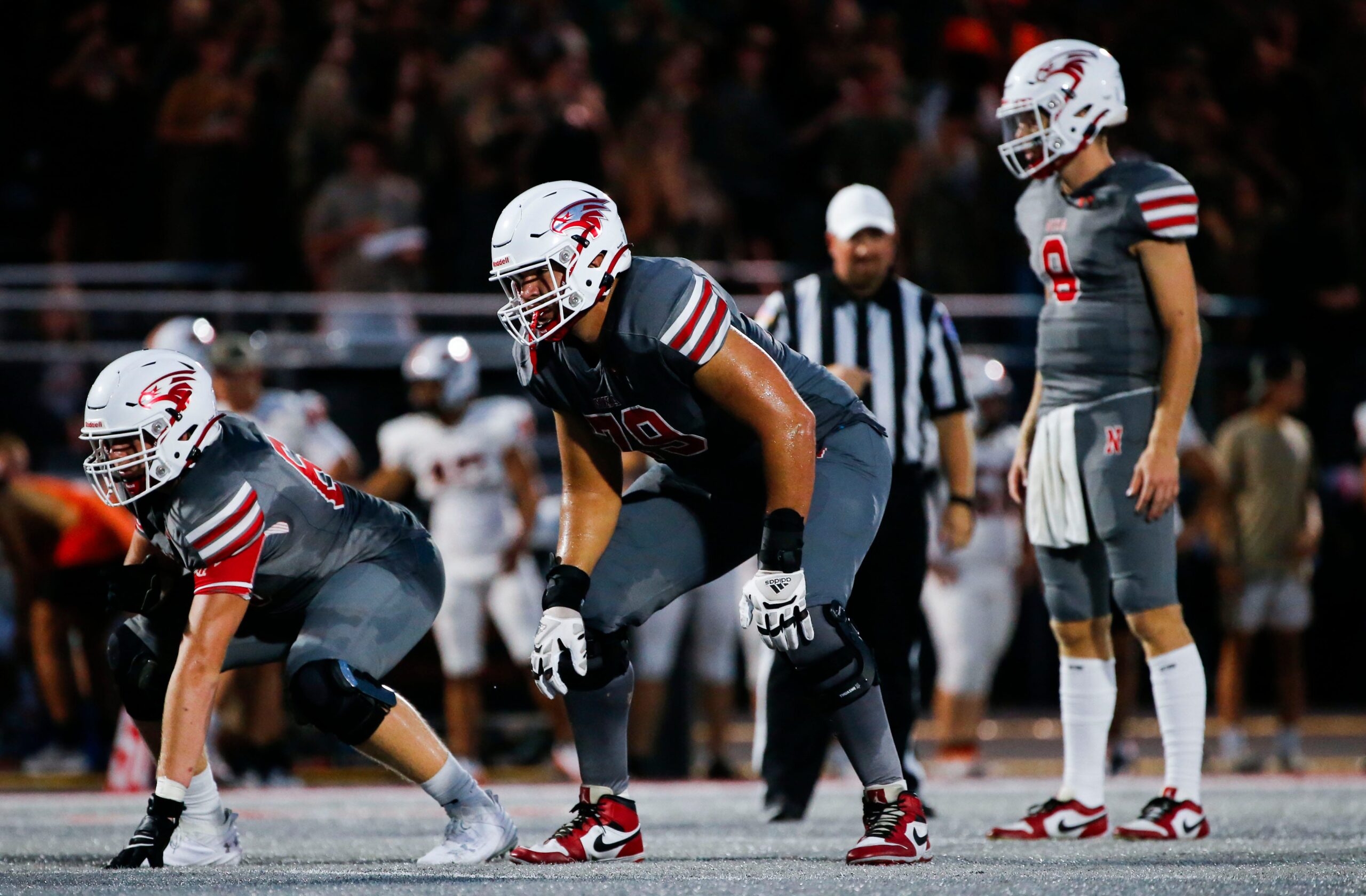 Nixa's Jackson Cantwell as the Eagles took on the Republic Tigers at Nixa on Friday, Aug. 30, 2024. © Nathan Papes/Springfield News-Leader / USA TODAY NETWORK