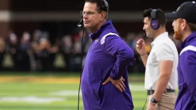 James Madison Dukes head coach Curt Cignetti watches the fourth quarter action against the Appalachian State Mountaineers at Kidd Brewer Stadium.