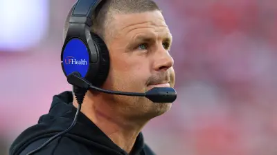 Florida Gators head coach Billy Napier on the sidelines late in the game. The annual Florida vs Georgia football game at EverBank Stadium in Jacksonville