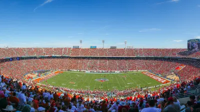 The Cotton Bowl in Dallas