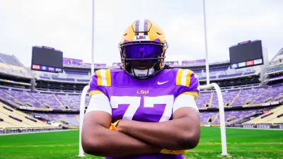 Four-star 2025 Offensive Tackle Devin Harper from Shreveport