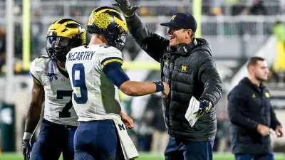 Michigan head coach Jim Harbaugh