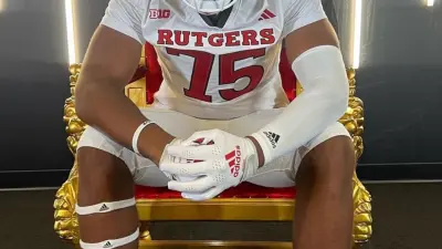 Three-star 2025 Offensive Tackle Jayden Elijah from Matawan