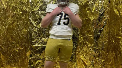 Three-star 2025 Offensive Tackle John Mills from San Francisco