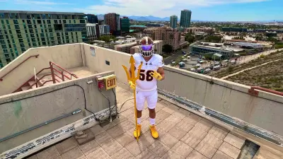 Three-star 2025 Offensive Tackle Marko Luera from Rocklin