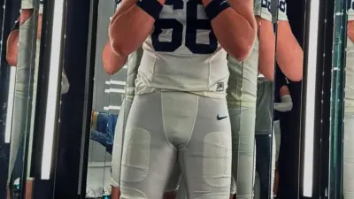 Three-star 2025 Offensive Tackle Owen Aliciene from Avon
