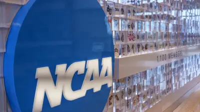 Inside NCAA Headquarters located in Indianapolis on Friday