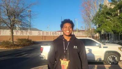 Four-star 2025 Offensive Tackle Ziyare Addison from Riverview